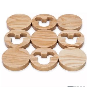 Mickey's wood trivet - heat protector